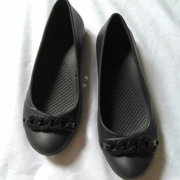Crocs Gianna Link Ballet Flats Size 6 - Picture 3 of 4